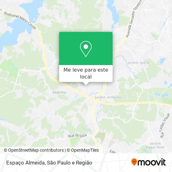 Espaço Almeida mapa