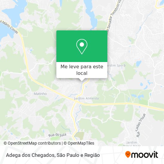 Adega dos Chegados mapa