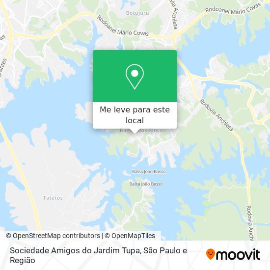 Sociedade Amigos do Jardim Tupa mapa