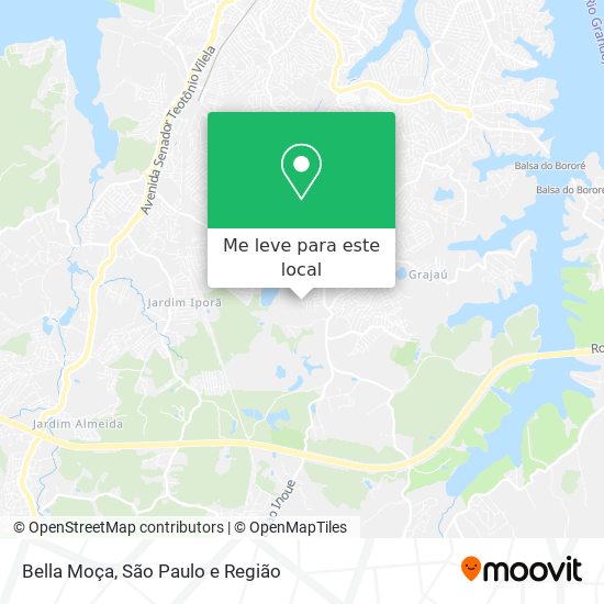 Bella Moça mapa