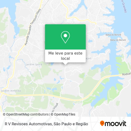 R V Revisoes Automotivas mapa