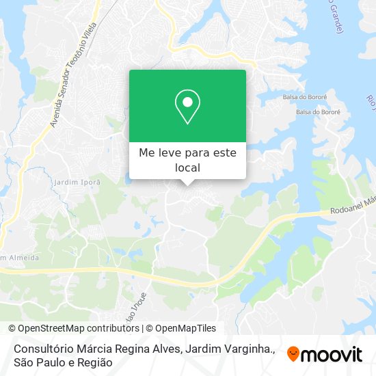 Consultório Márcia Regina Alves, Jardim Varginha. mapa