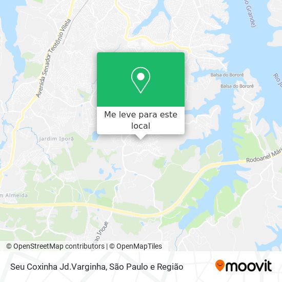 Seu Coxinha Jd.Varginha mapa