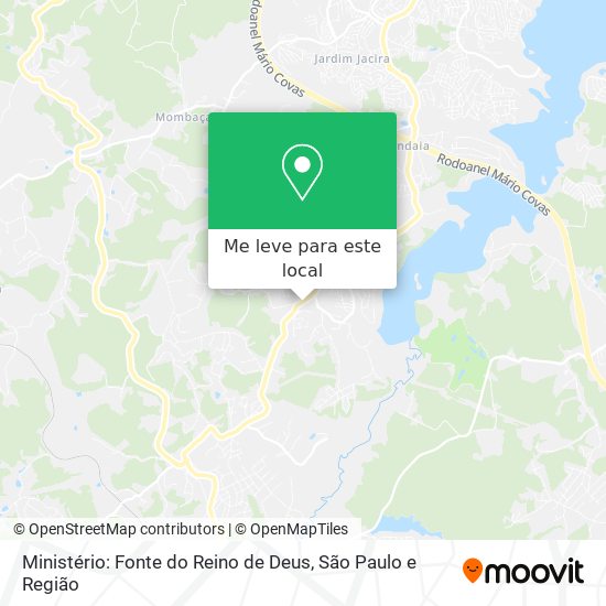 Ministério: Fonte do Reino de Deus mapa