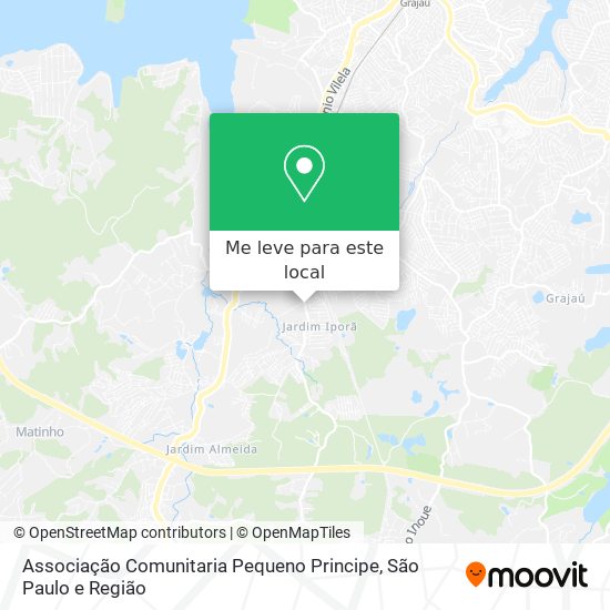 Associação Comunitaria Pequeno Principe mapa