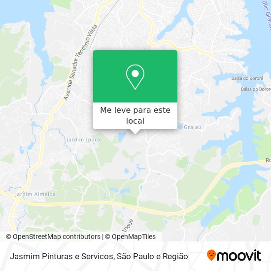 Jasmim Pinturas e Servicos mapa