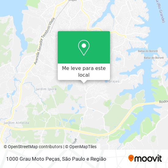 1000 Grau Moto Peças mapa
