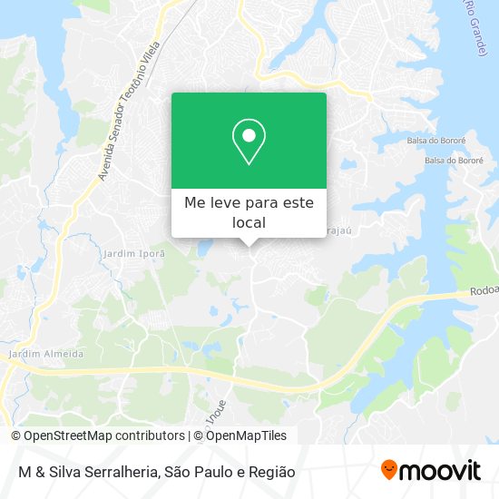 M & Silva Serralheria mapa