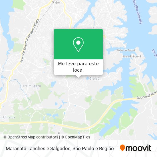 Maranata Lanches e Salgados mapa