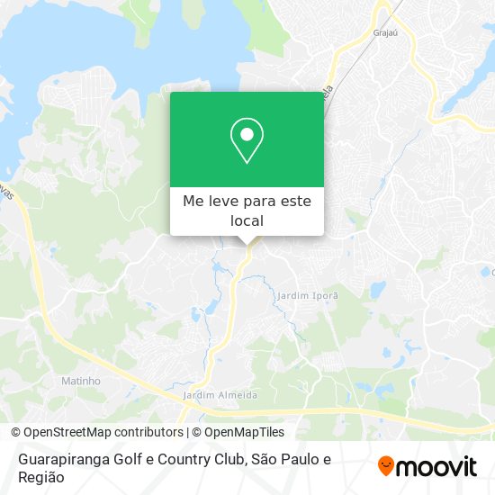 Guarapiranga Golf e Country Club mapa