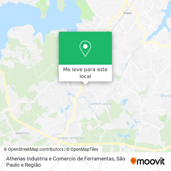 Athenas Industria e Comercio de Ferramentas mapa