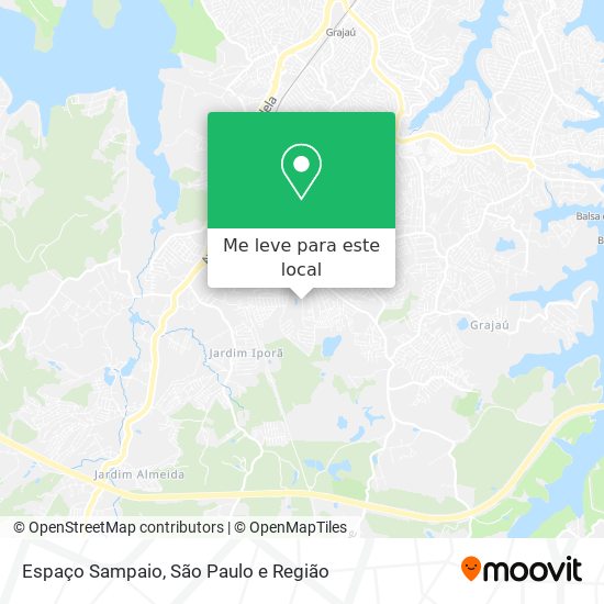 Espaço Sampaio mapa