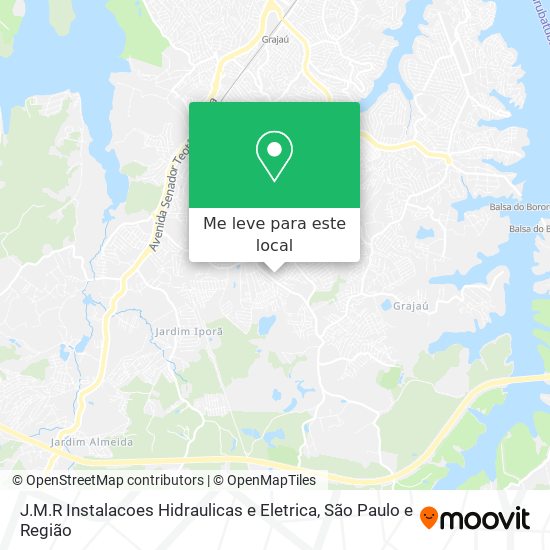 J.M.R Instalacoes Hidraulicas e Eletrica mapa