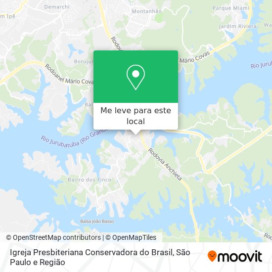 Igreja Presbiteriana Conservadora do Brasil mapa