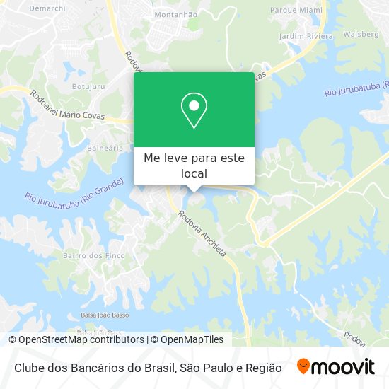 Como chegar até Clube dos Bancários do Brasil em São Bernardo Do Campo de  Ônibus ou Trem?