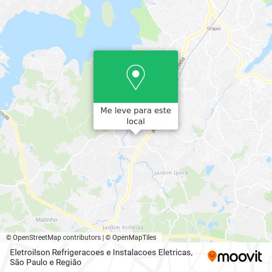 Eletroilson Refrigeracoes e Instalacoes Eletricas mapa