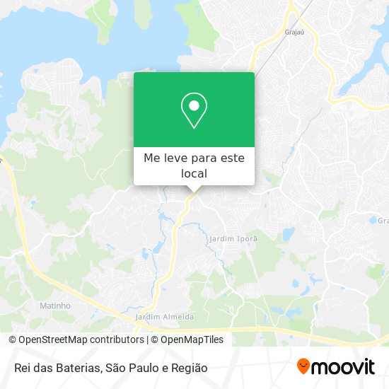 Rei das Baterias mapa