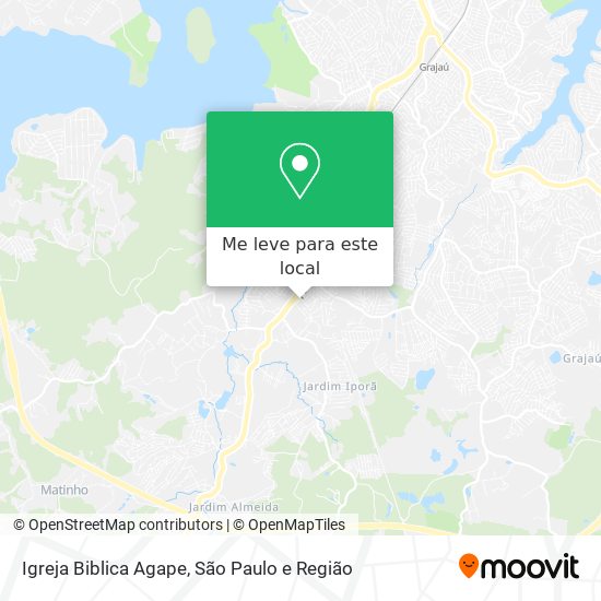 Igreja Biblica Agape mapa