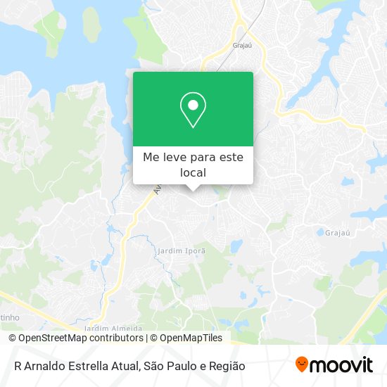 R Arnaldo Estrella Atual mapa