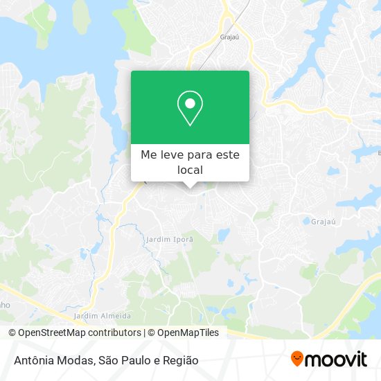 Antônia Modas mapa