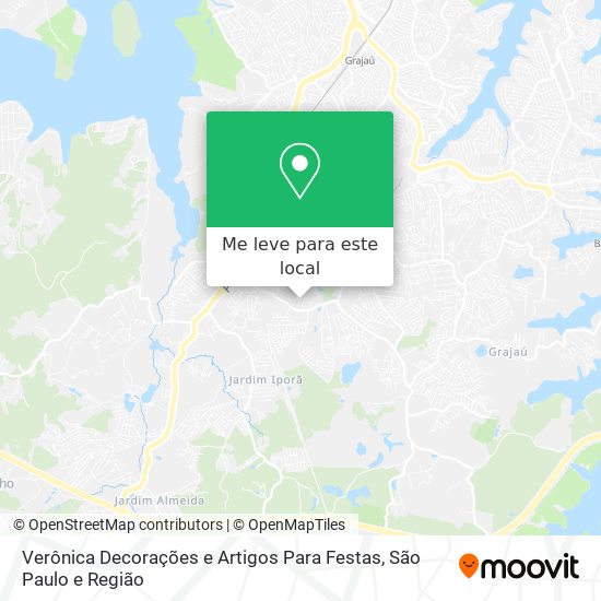 Verônica Decorações e Artigos Para Festas mapa