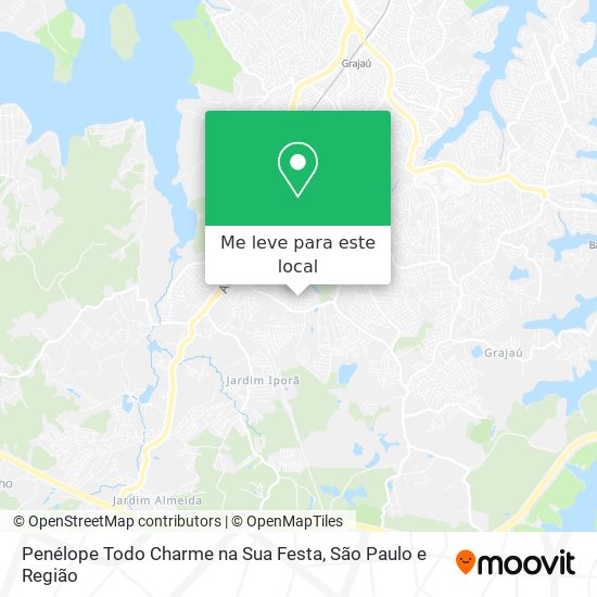 Penélope Todo Charme na Sua Festa mapa