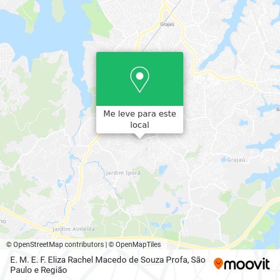 E. M. E. F. Eliza Rachel Macedo de Souza Profa mapa