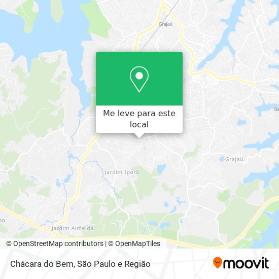 Chácara do Bem mapa