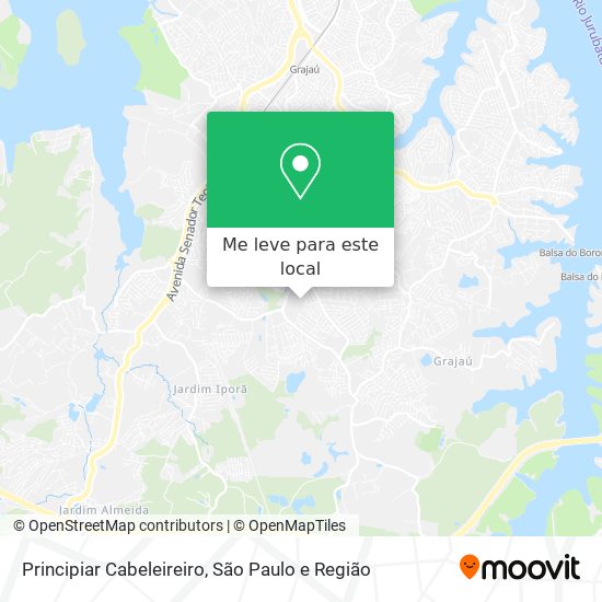 Principiar Cabeleireiro mapa