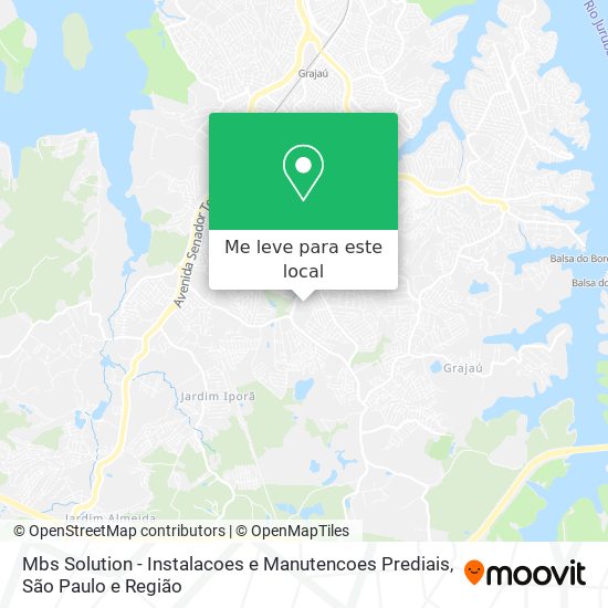 Mbs Solution - Instalacoes e Manutencoes Prediais mapa