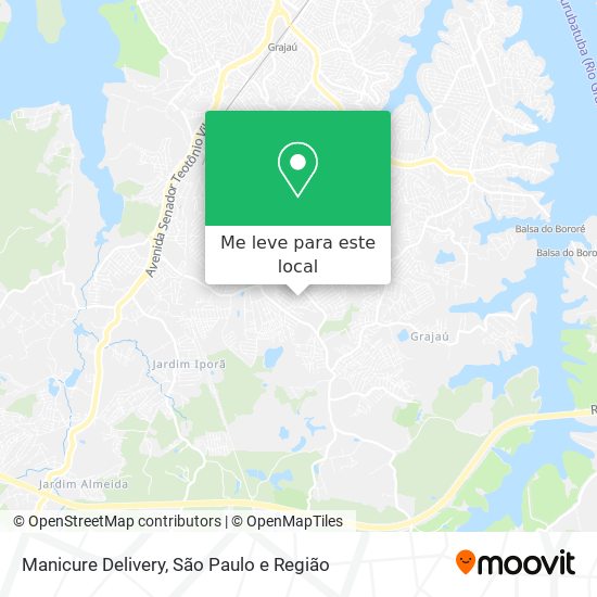 Manicure Delivery mapa