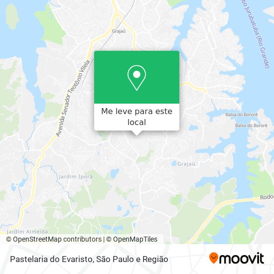 Pastelaria do Evaristo mapa