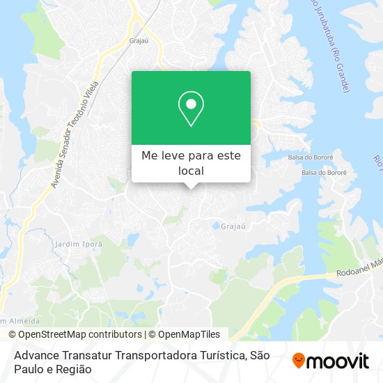 Advance Transatur Transportadora Turística mapa