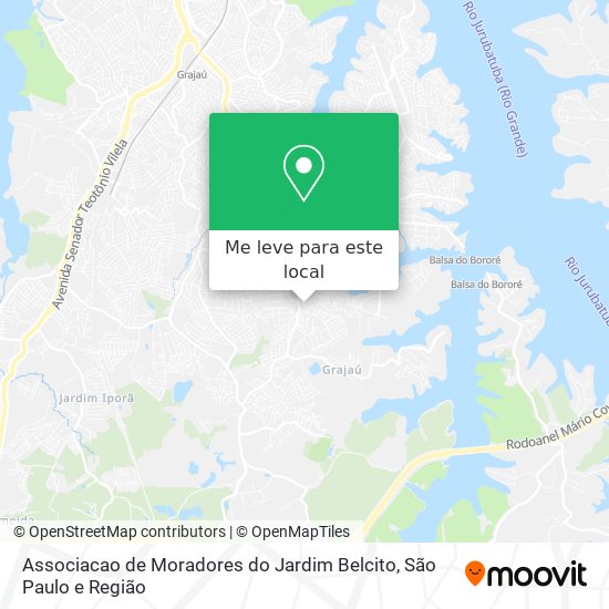 Associacao de Moradores do Jardim Belcito mapa