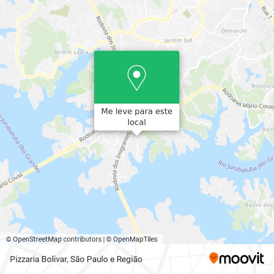 Pizzaria Bolivar mapa