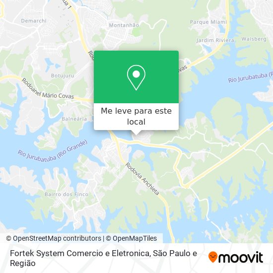 Fortek System Comercio e Eletronica mapa