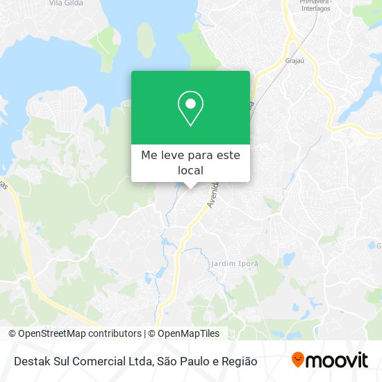Destak Sul Comercial Ltda mapa