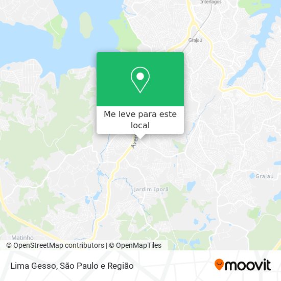 Lima Gesso mapa