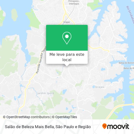 Salão de Beleza Mais Bella mapa