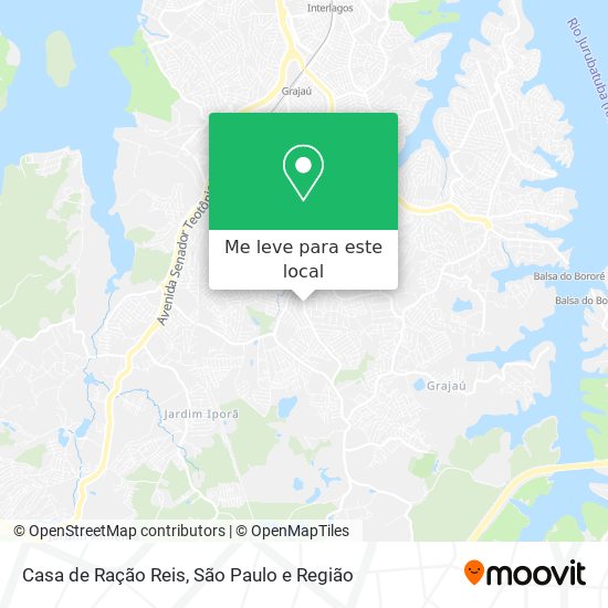 Casa de Ração Reis mapa