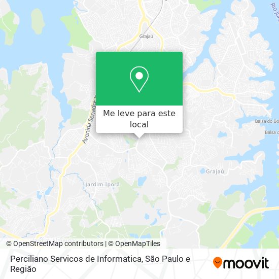 Perciliano Servicos de Informatica mapa