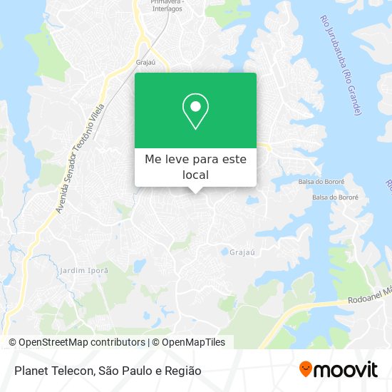 Planet Telecon mapa