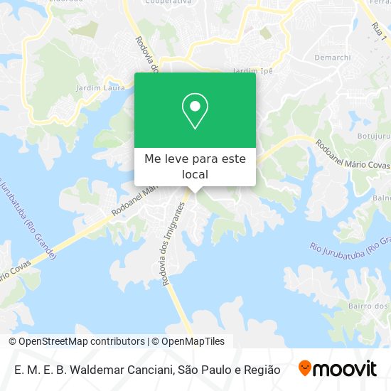 E. M. E. B. Waldemar Canciani mapa