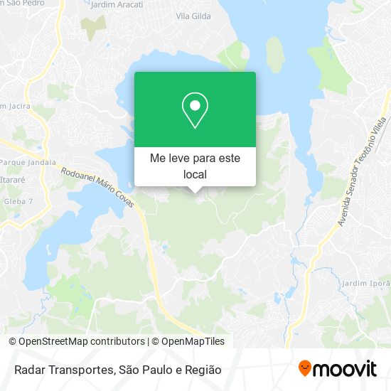 Radar Transportes mapa