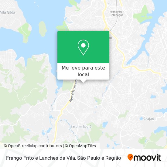 Frango Frito e Lanches da Vila mapa