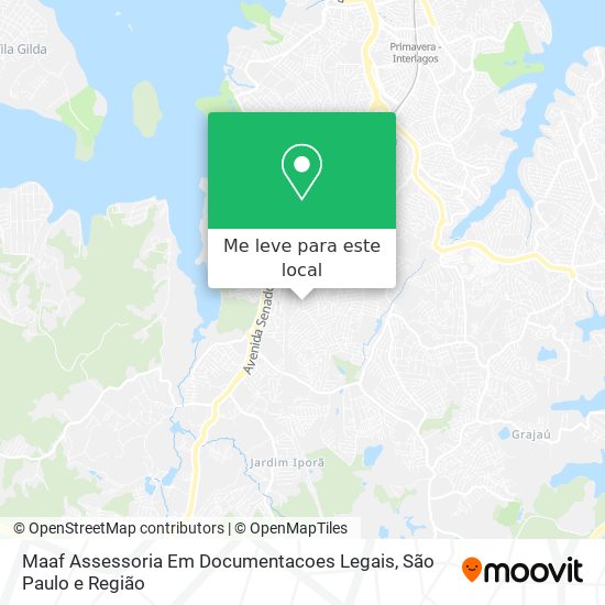 Maaf Assessoria Em Documentacoes Legais mapa