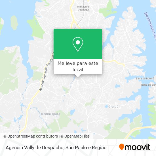 Agencia Vally de Despacho mapa