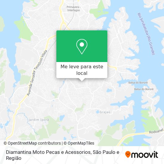 Diamantina Moto Pecas e Acessorios mapa