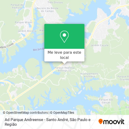 Ad Parque Andreense - Santo André mapa