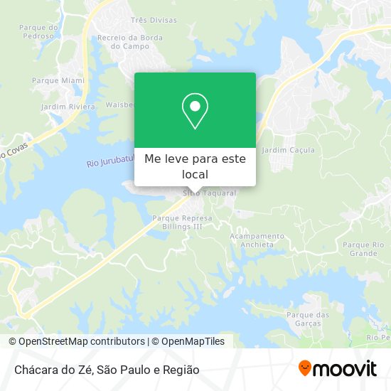 Chácara do Zé mapa